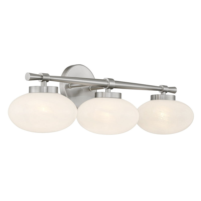 Savoy House 8-1050-3-SN Three Light Bathroom Vanity, Satin Nickel (4)