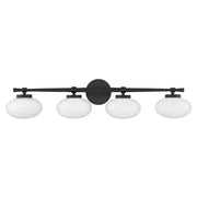 Savoy House 8-1050-4-BK Four Light Bathroom Vanity, Matte Black (2)