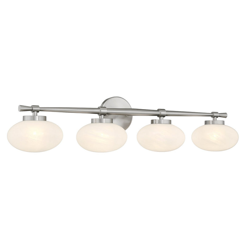 Savoy House 8-1050-4-SN Four Light Bathroom Vanity, Satin Nickel (3)