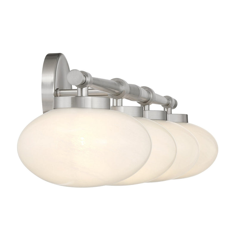 Savoy House 8-1050-4-SN Four Light Bathroom Vanity, Satin Nickel (5)