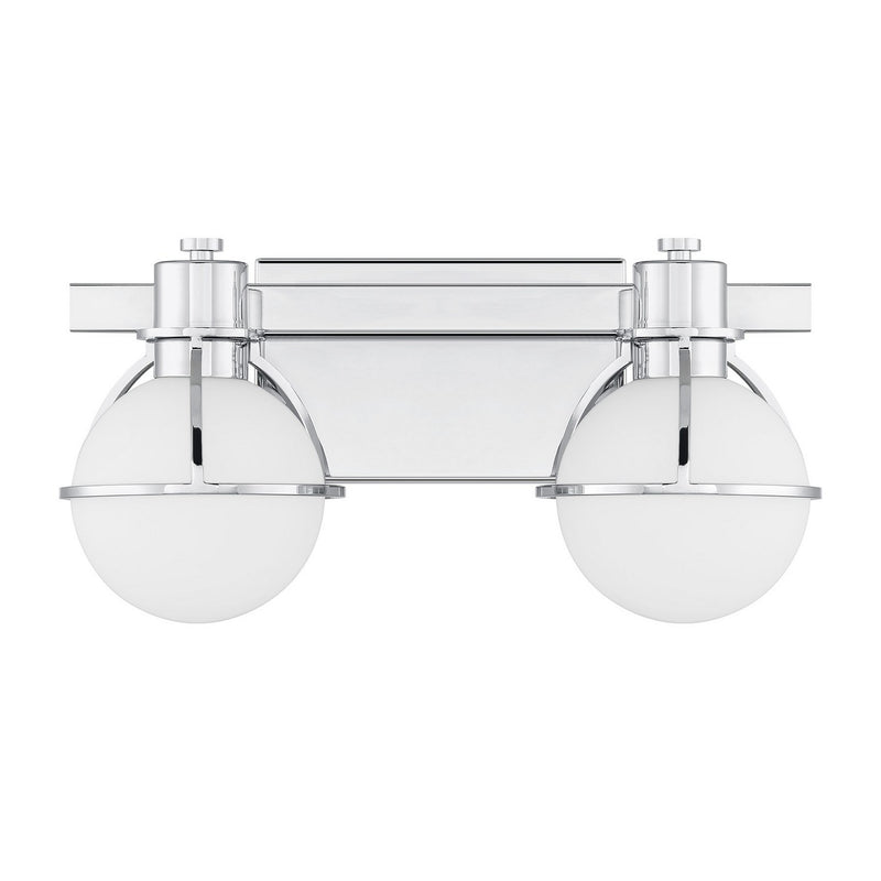 Savoy House 8-1060-2-11 Two Light Bathroom Vanity, Chrome (2)
