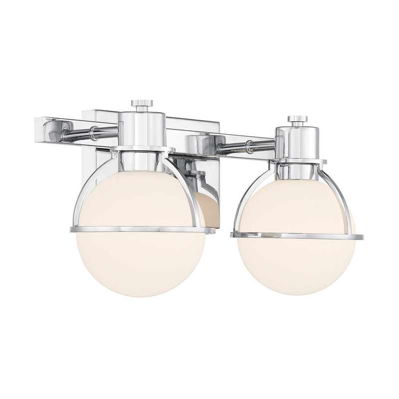 Savoy House 8-1060-2-11 Two Light Bathroom Vanity, Chrome (4)