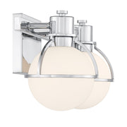 Savoy House 8-1060-2-11 Two Light Bathroom Vanity, Chrome (5)