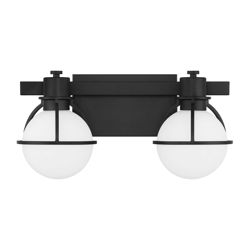 Savoy House 8-1060-2-BK Two Light Bathroom Vanity, Matte Black (2)