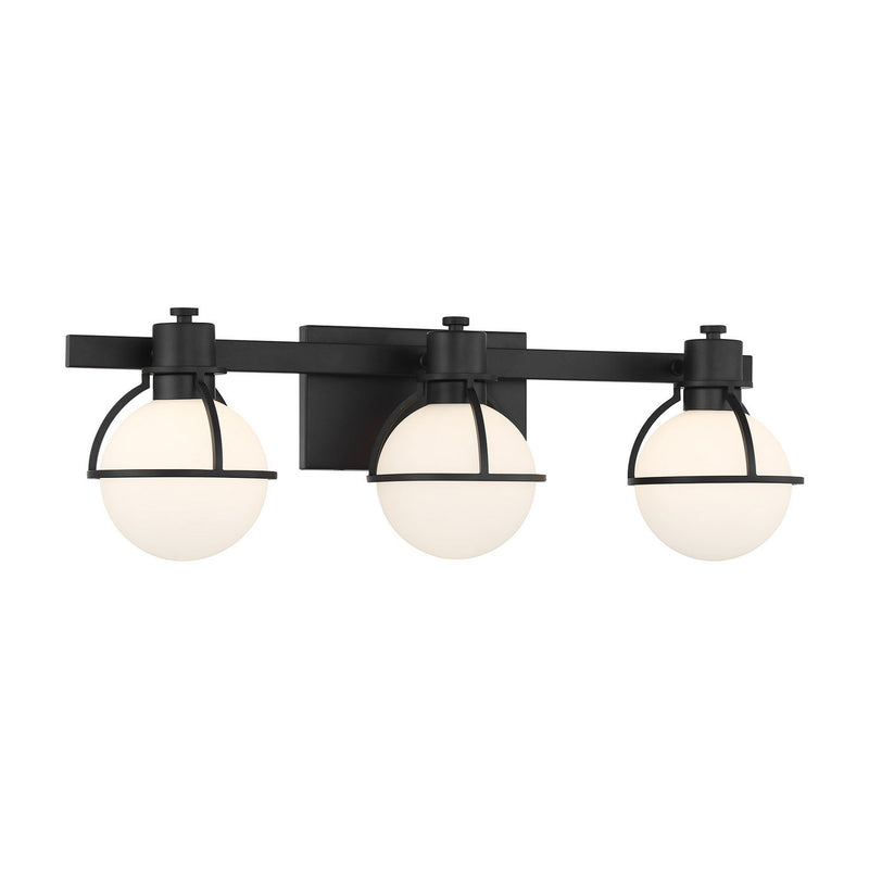 Savoy House 8-1060-3-BK Three Light Bathroom Vanity, Matte Black (3)