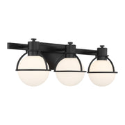 Savoy House 8-1060-3-BK Three Light Bathroom Vanity, Matte Black (4)