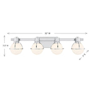 Savoy House 8-1060-4-11 Four Light Bathroom Vanity, Chrome (6)