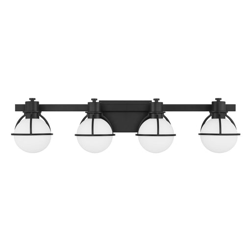 Savoy House 8-1060-4-BK Four Light Bathroom Vanity, Matte Black (2)