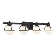 Savoy House 8-1060-4-BK Four Light Bathroom Vanity, Matte Black (3)