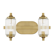 Savoy House 8-3024-2-322 Two Light Bathroom Vanity, Warm Brass (2)