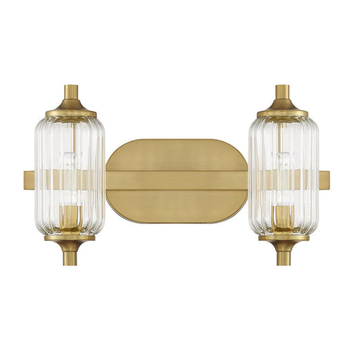 Savoy House 8-3024-2-322 Two Light Bathroom Vanity, Warm Brass (2)