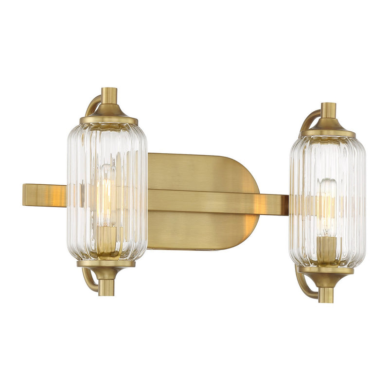 Savoy House 8-3024-2-322 Two Light Bathroom Vanity, Warm Brass (3)