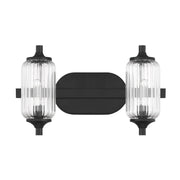 Savoy House 8-3024-2-BK Two Light Bathroom Vanity, Matte Black (2)