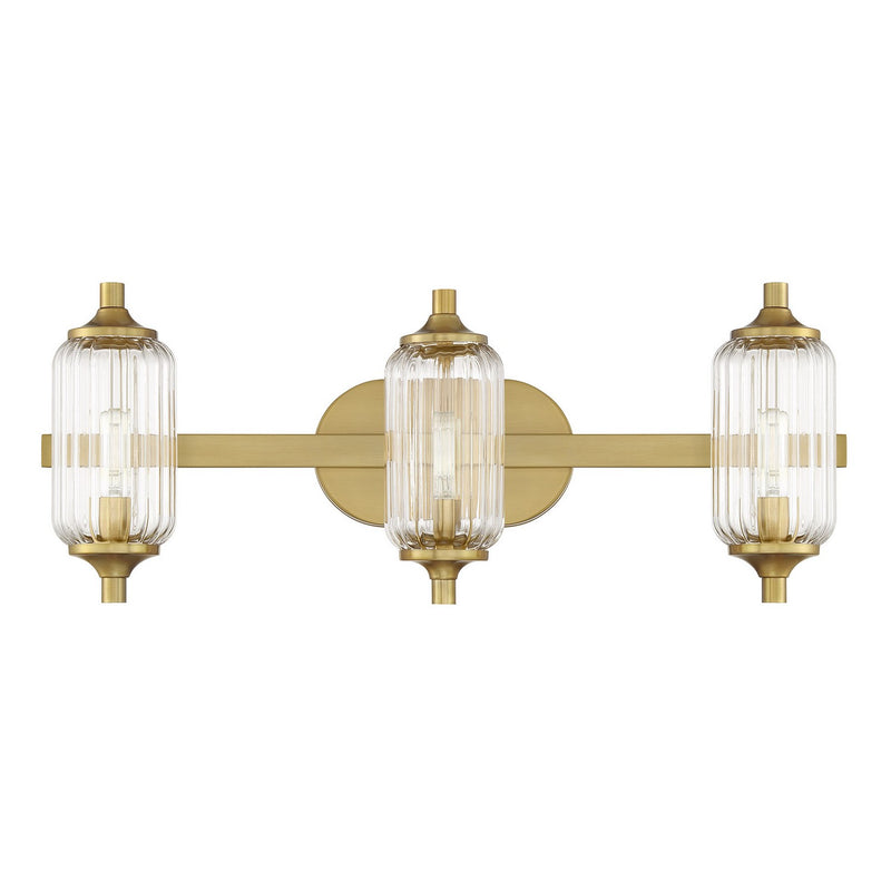 Savoy House 8-3024-3-322 Three Light Bathroom Vanity, Warm Brass (2)