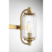 Savoy House 8-3024-3-322 Three Light Bathroom Vanity, Warm Brass (6)