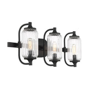 Savoy House 8-3024-3-BK Three Light Bathroom Vanity, Matte Black (4)