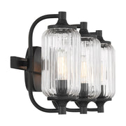 Savoy House 8-3024-3-BK Three Light Bathroom Vanity, Matte Black (6)