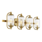Savoy House 8-3024-4-322 Four Light Bathroom Vanity, Warm Brass (4)