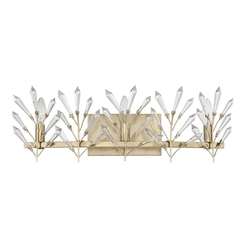 Savoy House 8-4075-3-127 Three Light Bathroom Vanity, Noble Brass (2)