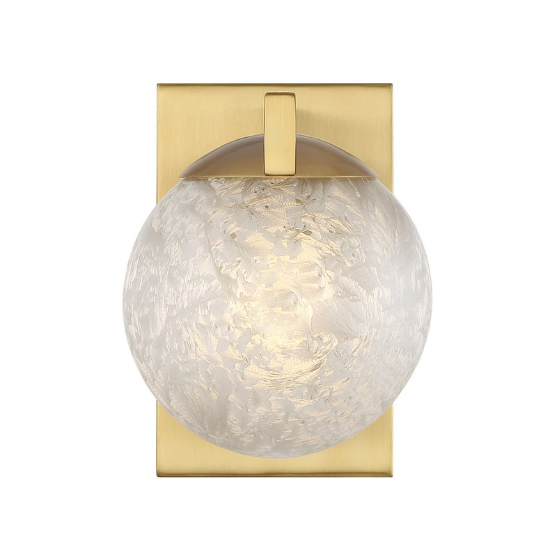 Savoy House 9-1017-1-322 One Light Wall Sconce, Warm Brass (3)