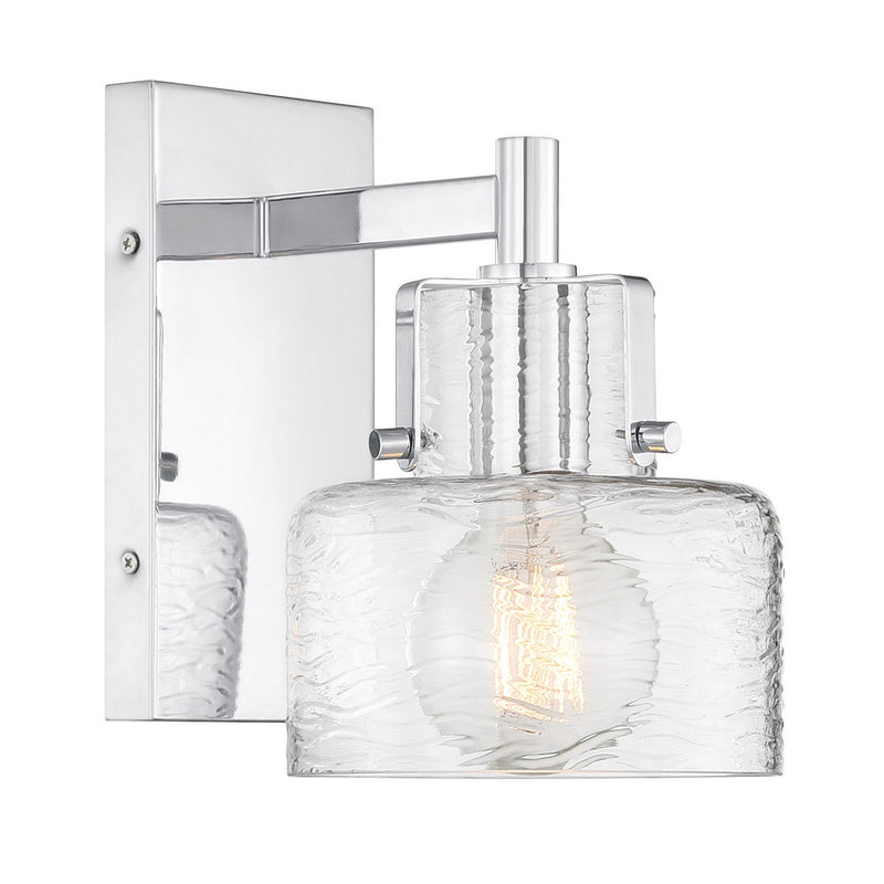 Savoy House 9-1030-1-11 One Light Wall Sconce, Chrome (4)