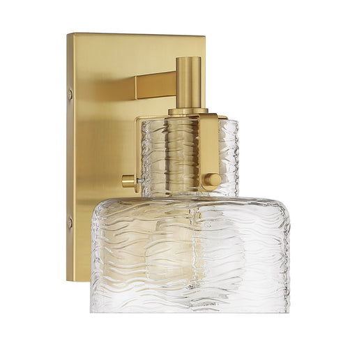 Savoy House 9-1030-1-322 One Light Wall Sconce, Warm Brass (2)