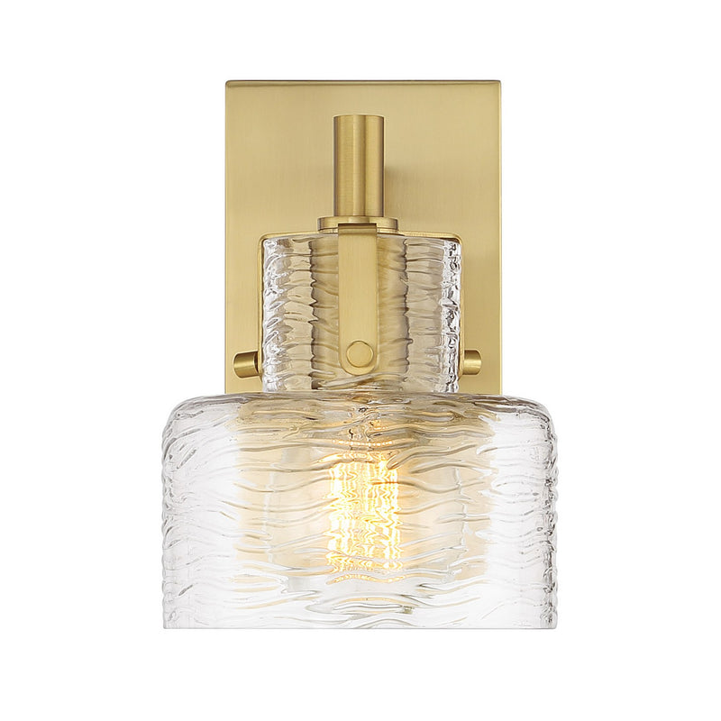 Savoy House 9-1030-1-322 One Light Wall Sconce, Warm Brass (3)
