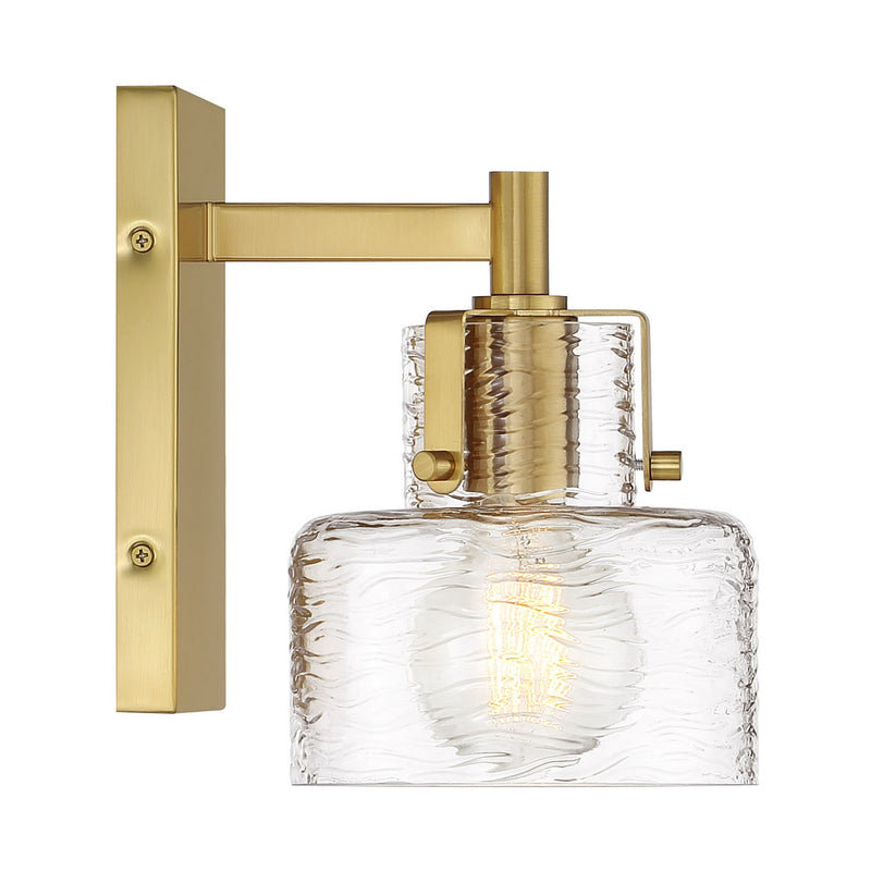 Savoy House 9-1030-1-322 One Light Wall Sconce, Warm Brass (5)