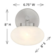 Savoy House 9-1050-1-SN One Light Wall Sconce, Satin Nickel (6)