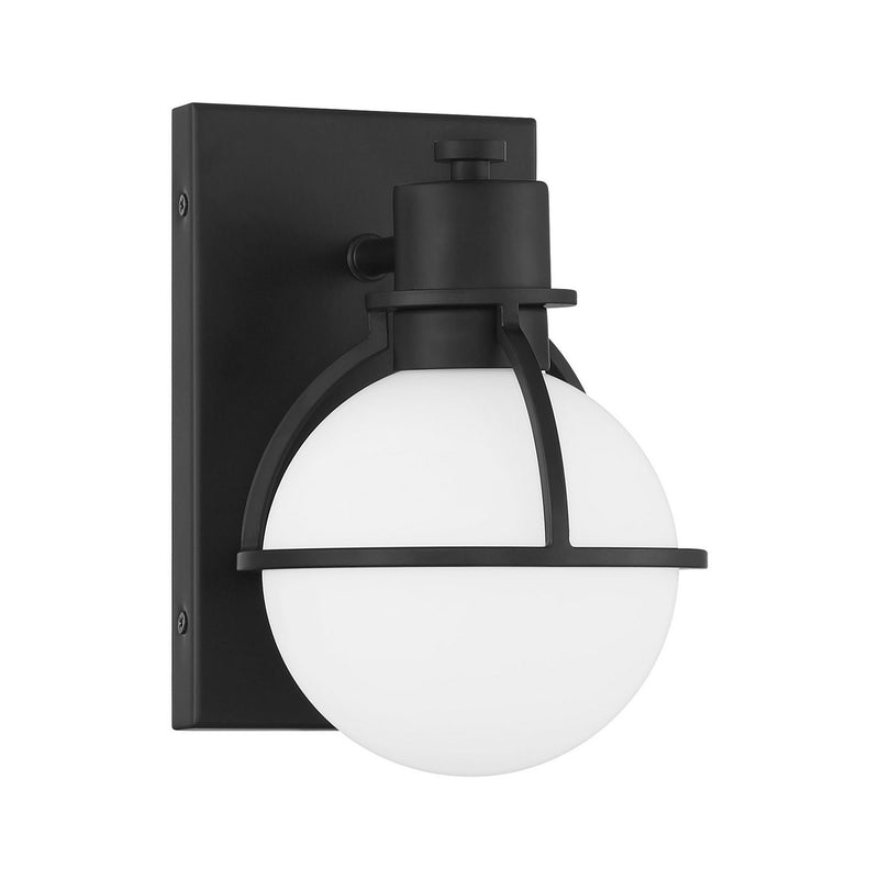 Savoy House 9-1060-1-BK One Light Wall Sconce, Matte Black (2)