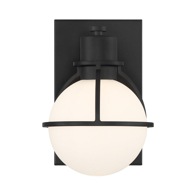Savoy House 9-1060-1-BK One Light Wall Sconce, Matte Black (3)