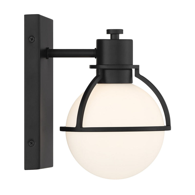 Savoy House 9-1060-1-BK One Light Wall Sconce, Matte Black (5)
