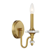 Savoy House 9-1360-1-322 One Light Wall Sconce, Warm Brass (4)