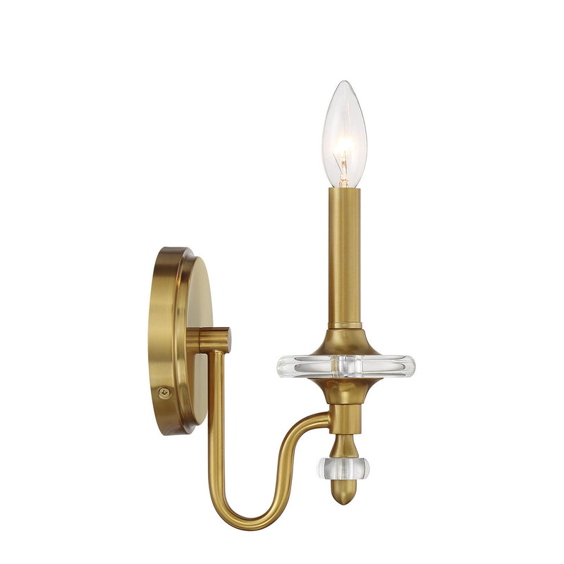 Savoy House 9-1360-1-322 One Light Wall Sconce, Warm Brass (5)