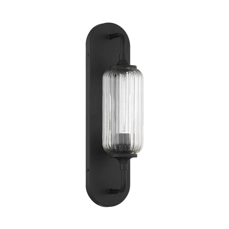 Savoy House 9-3024-1-BK One Light Wall Sconce, Matte Black (2)