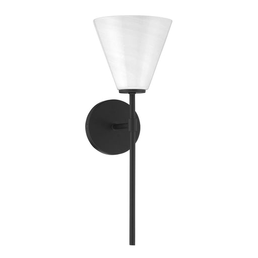 Savoy House 9-4010-1-89 One Light Wall Sconce, Matte Black (2)