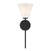 Savoy House 9-4010-1-89 One Light Wall Sconce, Matte Black (3)