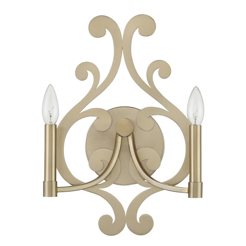 Savoy House 9-6094-2-127 Two Light Wall Sconce, Noble Brass (2)