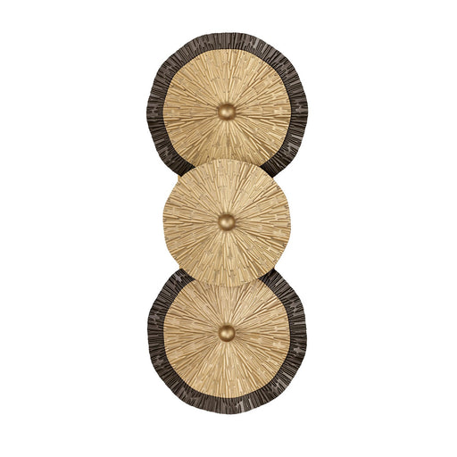 Savoy House 9-6383-2-61 Two Light Wall Sconce, Distressed Gold/Bronze (2)