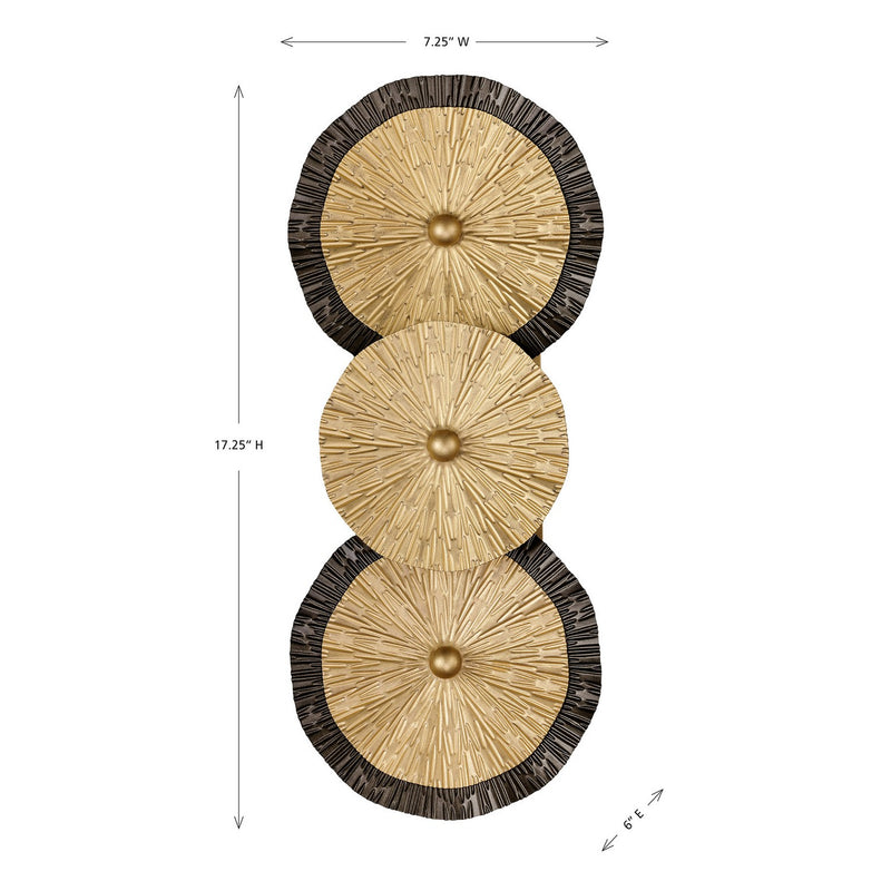 Savoy House 9-6383-2-61 Two Light Wall Sconce, Distressed Gold/Bronze (6)