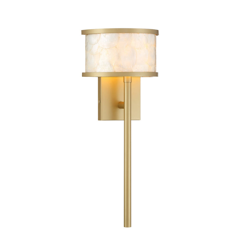 Savoy House 9-6491-1-328 One Light Wall Sconce, Spun Gold (3)