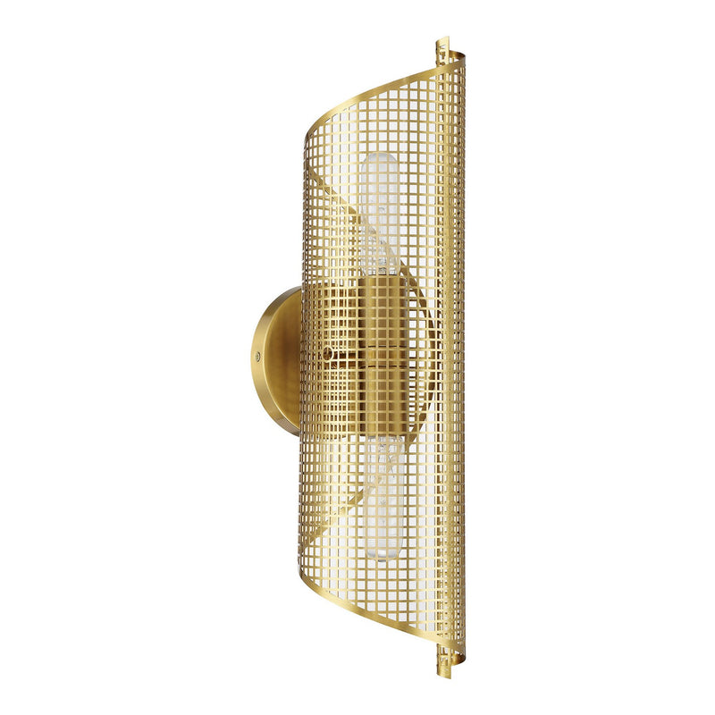 Savoy House 9-8030-2-322 Two Light Wall Sconce, Warm Brass (2)