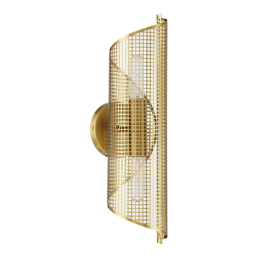 Savoy House 9-8030-2-322 Two Light Wall Sconce, Warm Brass (2)