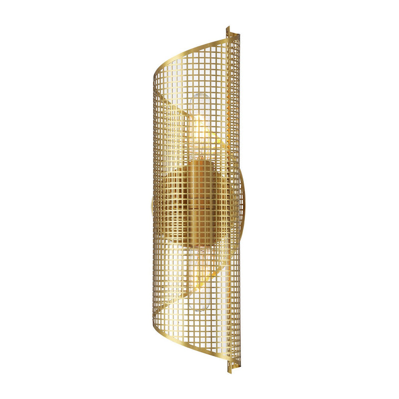 Savoy House 9-8030-2-322 Two Light Wall Sconce, Warm Brass (3)