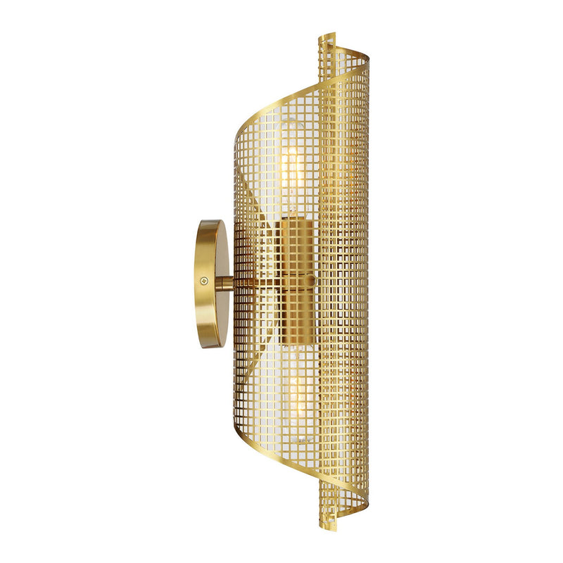 Savoy House 9-8030-2-322 Two Light Wall Sconce, Warm Brass (5)
