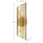 Savoy House 9-8030-2-322 Two Light Wall Sconce, Warm Brass (6)