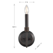 Savoy House 9-8168-1-26 One Light Wall Sconce, Champagne Mist (6)