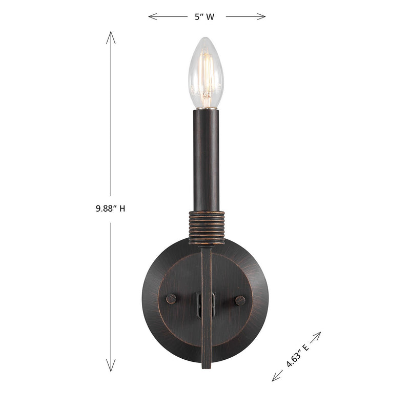 Savoy House 9-8168-1-26 One Light Wall Sconce, Champagne Mist (6)