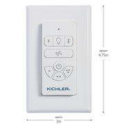 Kichler 370125 Handheld Control, White (3)