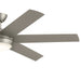 Kichler 310260NI 60"Ceiling Fan, Brushed Nickel (3)